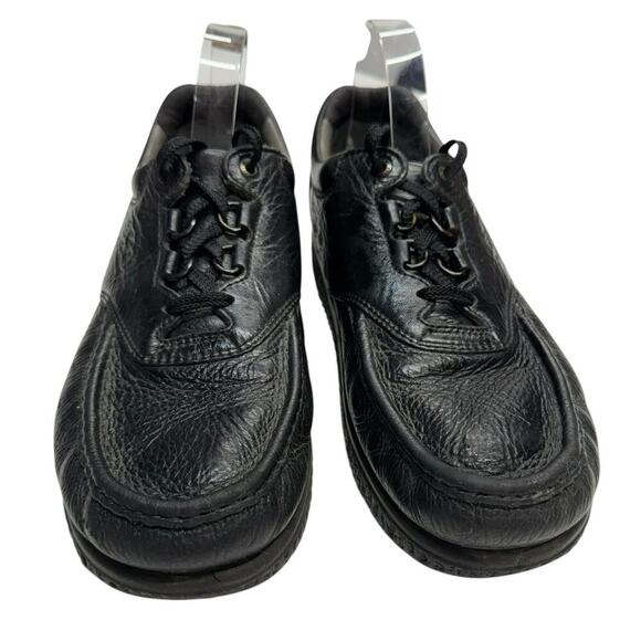 SAS PATHFINDER Handcrafted Black Pebbled Leather Moc Toe Shoes Men's US 12 M - Picture 3 of 12